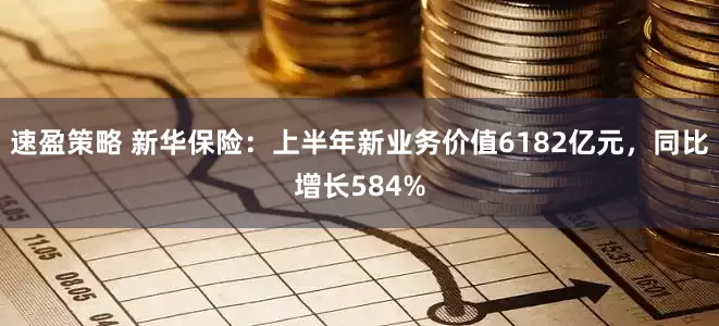 速盈策略 新华保险：上半年新业务价值6182亿元，同比增长584%