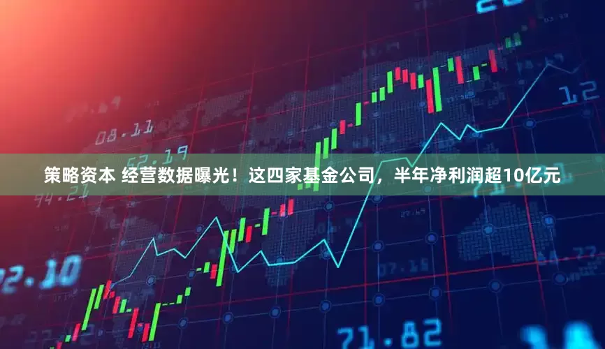 策略资本 经营数据曝光！这四家基金公司，半年净利润超10亿元
